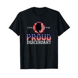Proud Descendant of a Civil War Veteran Flag T-Shirt T-Shirt
