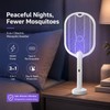 3-in-1 Electric Mosquito Swatter for Home – 3000V Rechargeable Bug
