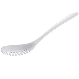 Gourmac White Melamine Pasta Spoon 12.75"