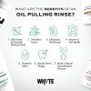 WHYTE Spearmint Oil Pulling Rinse – Natural Mouthwash for Fresh