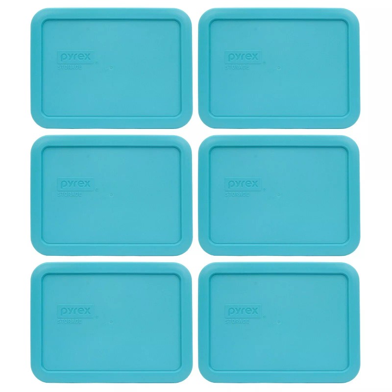Pyrex 7210-PC Surf Blue Rectangular Food Storage Replacement Lid Cover