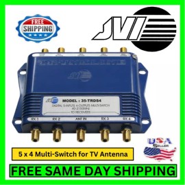 Digital TV Antenna Digital Multi Switch For Satellite 5-In 4-Out 40-2150MHz Receiver Kit
