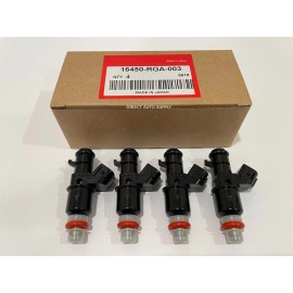 OEM 4 NEW OEM FUEL INJECTORS 16450-RGA-003 FOR HYBRID CIVIC 1.3L 1.5L INSIGHT 1.3L