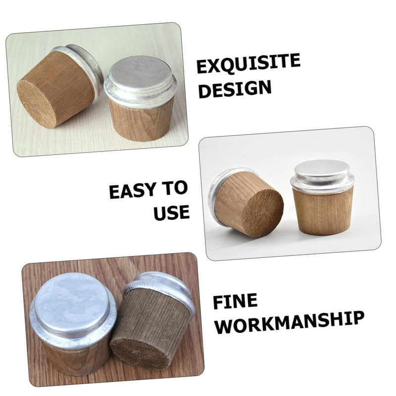 iplusmile 12pcs Wooden Vacuum Bottle Stoppers Cork Stopper for Insulated