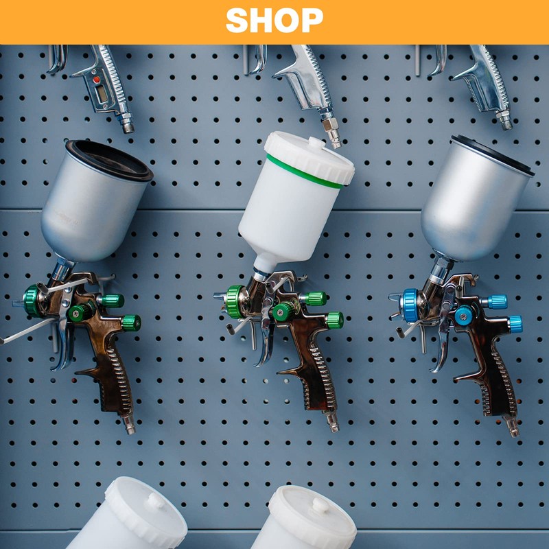 Moxweyeni 100 Pack Pegboard Hooks 6 Inch Metal Display Hooks