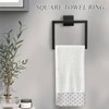 Woekme 5 Pieces Towel Bar Set Matte Black Bathroom Hardware