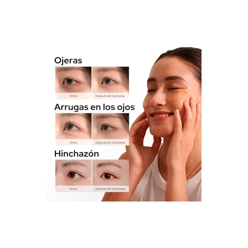 MIZON Parches para Ojos de Hidrogel (Gold) Antiojeras y antibolsas