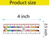 Self-Adhesive Wound Measurement Tools Sticker 100 pcs Wound Measuring Ruler