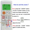 Replacement Remote Control Compatible for Mitsubishi E1244E426 Ductless Air Conditioner