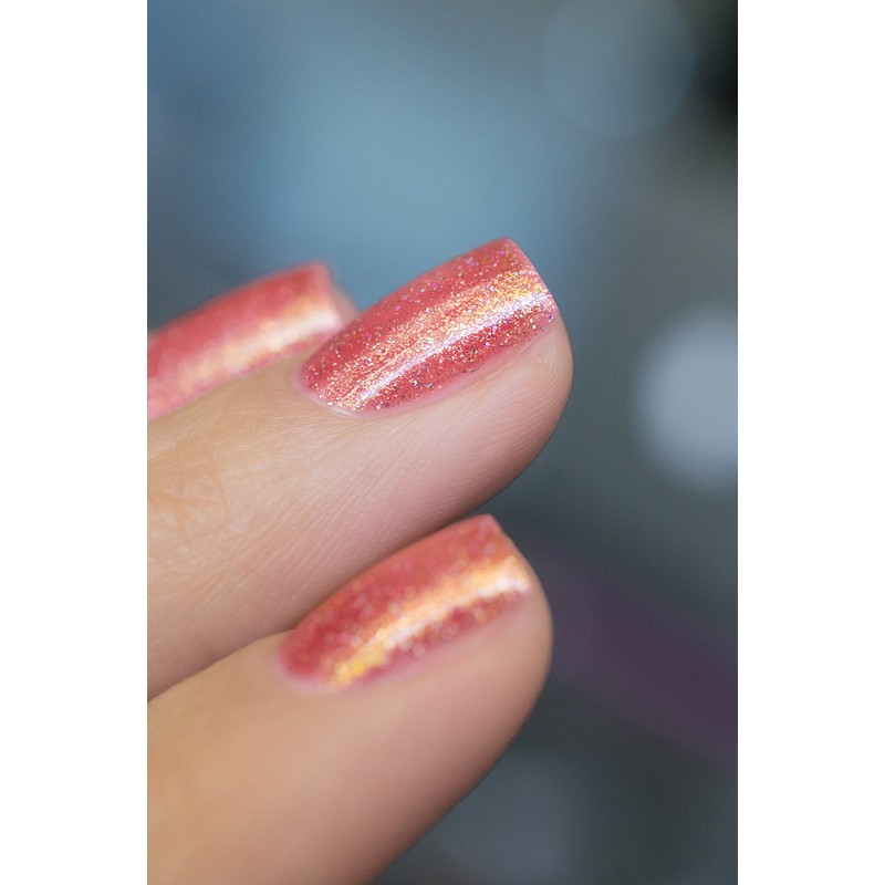 ILNP Citrus Punch - Orange Coral Holographic Nail Polish