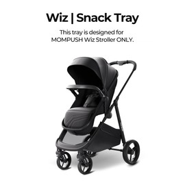 Mompush Snack Tray with Cup Holder for Mompush Wiz Stroller Only, Easy to Clean, Stroller Tray for Outings and Traveling