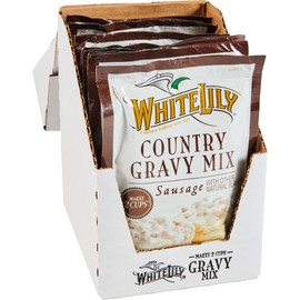 White Lily Sausage Country Gravy Mix, 2.25 oz (Pack of 8)