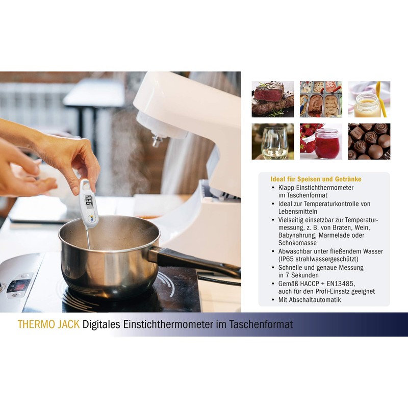 TFA Thermo Jack 30.1047 Digital Probe Thermometer
