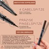 Eyebrow Pencil - Waterproof Microblading Eyebrow Pen 2-in-1 Dual-Ended 3D
