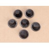 Unbranded 6 PCS Black Rubber Side Cover Grommets Cap For