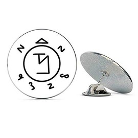 NYC Jewelers Supernatural Angel Banishing Sigil Metal 0.75" Lapel Hat Pin Tie Tack Pinback