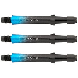 LSTYLE - Juego de cañas de dardos de carbono degradado en dos tonos extra duraderas y fuertes, 260 Azul