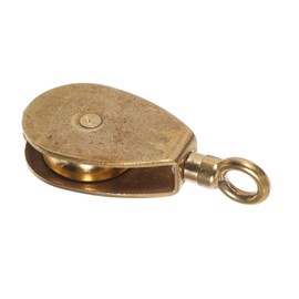 BIUDECO High Load Capacity Brass Pulley Single Head Smooth Silent Bearing for Kayak Boat Flag Hoisting Accessories