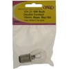 W4 12V 21/5W Bulb - Transparent