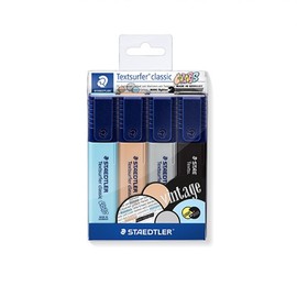 (Hottracks) Staedtler Text Surfer Vintage Pastel Highlighter 4-Color Set / (핫트랙스)스테들러 텍스트서퍼 빈티지파스텔형광펜 4색세트