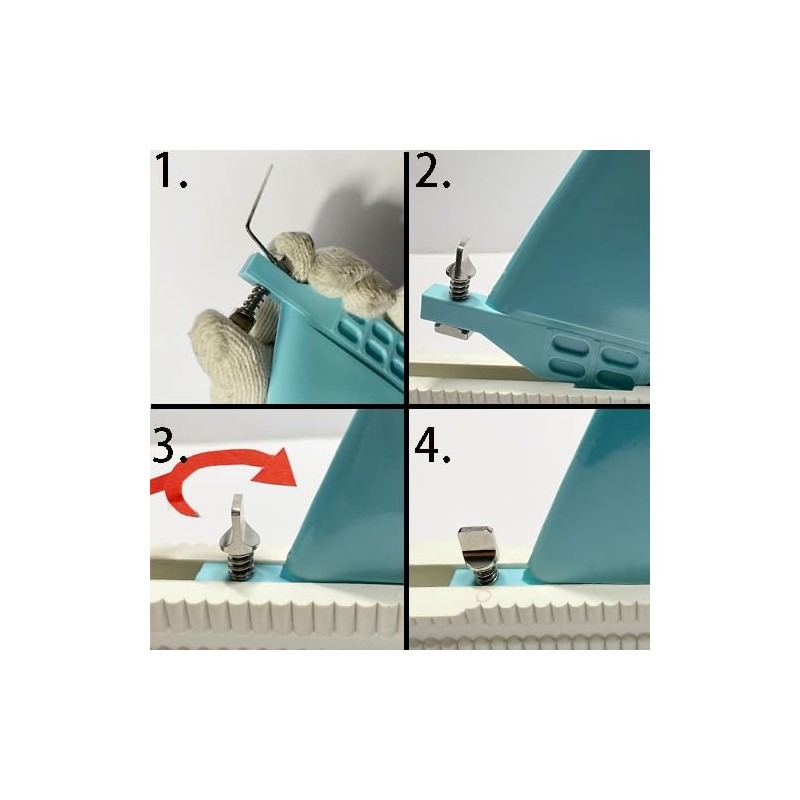 HFEXI Quick Snap Quick Lock Finlock Fin Lock System QUICK