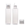 6PCS 100ml 3.4oz Empty Portable Refillable Plastic Bottle Vial Travel