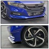 Spec-D Tuning Glossy Black Front Bumper Lip Spoiler Splitter 3PC
