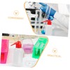 iplusmile 6pcs Plastic Lab Cleaning Bottles with Scale Squeeze Design