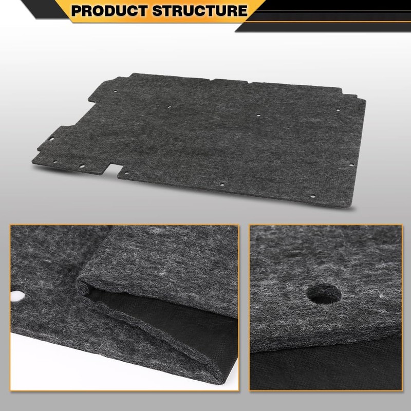 CNNELL Hood Insulation Pad Compatible with Chevy S10 GMC Sanoma