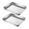 HYTK Small Cookie Baking Sheet Pans Stainless Steel 304 Tiny