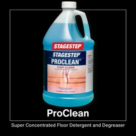 ProClean Super Concentrated Floor Detergent and Degreaser 1 Gallon Neutral pH Cleaner for Hardwood and Marley Floors