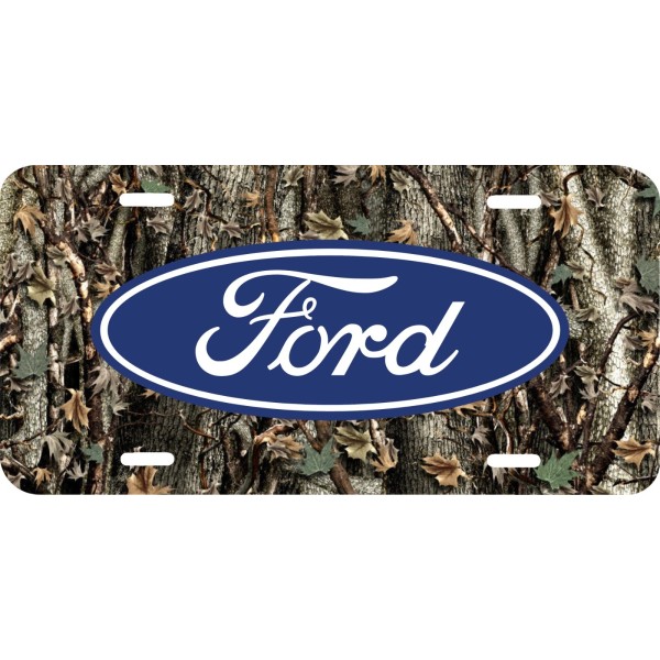 Unbranded GLOSS CLEAR COAT TREE LEAVES CAMO CAMOUFLAGE BLUE FORD