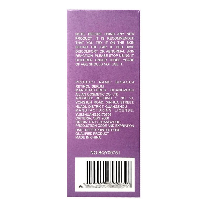 Bioaqua Serum Retinol Acido Hialuronico Antiarrugas 2pz 30ml