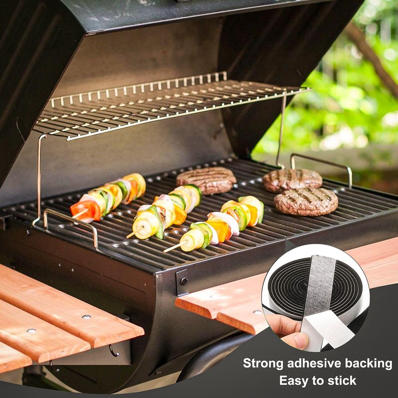 onlyfire Hi Temp BBQ Smoker Gasket with Adhesive for BBQ