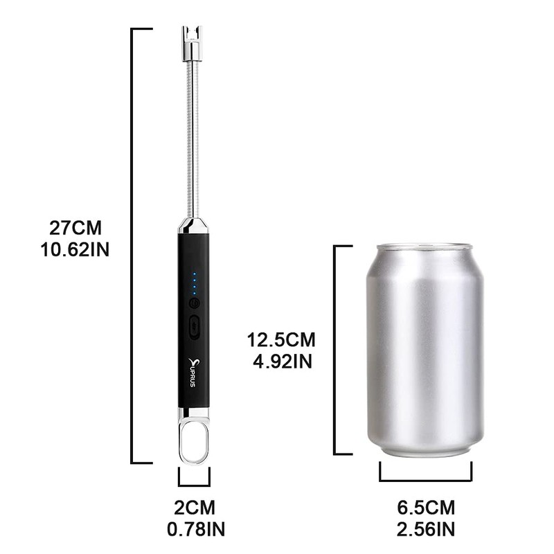 SUPRUS Lighter Rechargeable USB Lighter Arc Electric Lighetrs with Safety