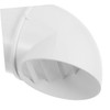 LALAFINA Outdoor PVC Windproof Ventilation Cap for Kitchen Exhaust Durable