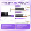 NAGARAKU Individual Eyelashes, Individual Eyelash Extensions, Permanent Volume Eyelash Extensions,
