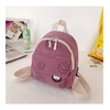 Small Backpack Purse Cute Mini Corduroy Bookbag Toddler Backpack School