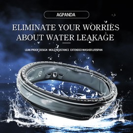 Washer Door Boot Seal Compatible with Frigidaire Electrolux Washing Machine Door Bellow Gasket Replace 5304505004 5304505239 5304516744 4931397 AP6973284