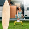 Marudina Large Platform RV Step with Cloth Cover and Anti-Slip