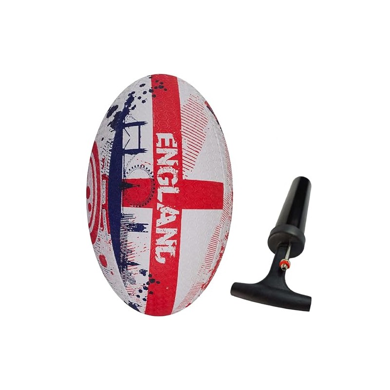 OPTIMUM Nation Rugby Ball - England - 3 - With