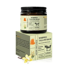 Bálsamo para la piel de Tallow and Honey Balm para la cara, crema hidratante para la piel de ternera alimentada con pasto y bálsamo de miel, fórmula natural para pieles secas y sensibles (1)