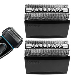 52B Series 5 Replacement Blades, Electric Wet and Dry Razor for Men, Replacement Blades for Braun Series 5, Razor Heads Compatible with Braun Models 5018S, 5020CS, 5050CS, 5031S (Pack of 2)