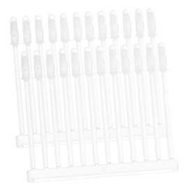 Mikinona 24Pcs Transparent Sticky Ear Picks Removal Tool for Dogs Deep Ear Cleaning Safe Pe Materials Easy to Use Ear Care for Home Travel