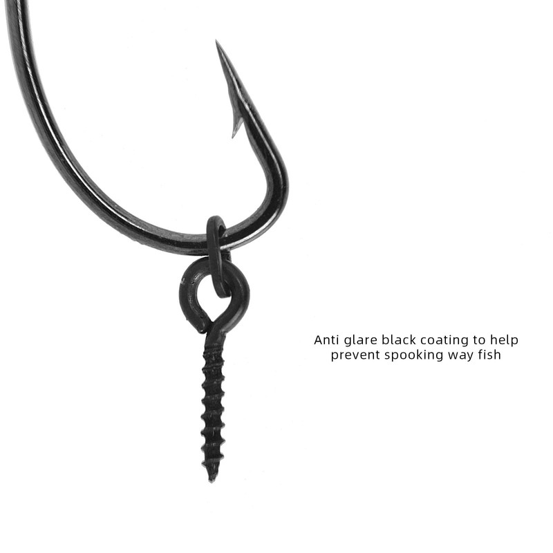 SF Bait Screw With Oval Link Loop Swivels for Carp