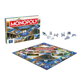 Monopoly Board Game SLO Cal Edition : 2-6 Players Family Board Games for Kids and Adults, Board Games for Kids 8 and up, for Kids and Adults, Ideal for Game Night
