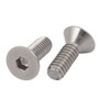 Sourcingmap 1/4-20 x 3/4" 304 Stainless Steel Flat Head Hex