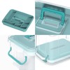 2-Pack Clear Storage Box Container，Clear First Aid Box Organizer with