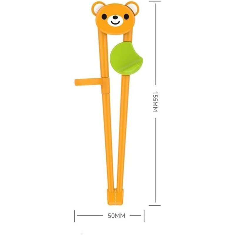 Black Panda Cartoon Animal Chopsticks Practice Helper, Children Practice Chopsticks