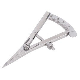 Leather Compass Handmade DIY Leather Art Leather Marking Gauge Drawing Compass Stainless Steel Adjustable Fine Marking Gauge, Default